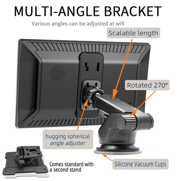 9 Inch Car Mp5 Player With Carplay / Android Auto Black Other Car Audio