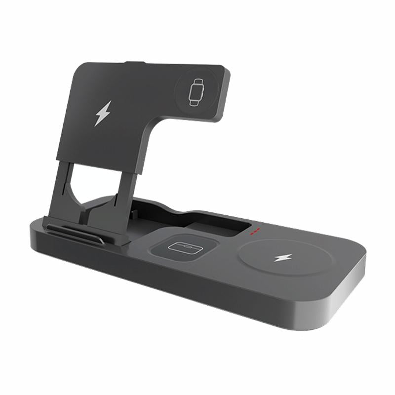 15W 4 In Wireless Phone Charger Black Chargers & Cradles