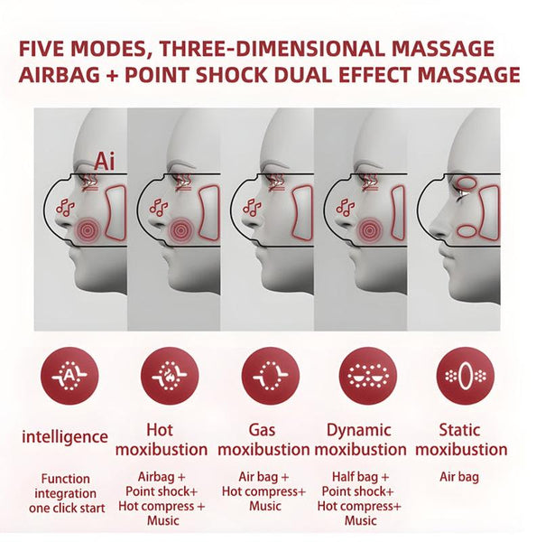 Eye Massager With Hot Compress Black Massagers