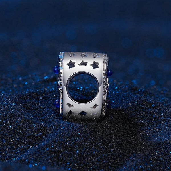 925 Sterling Silver Diy Elf Heart Bead Bracelet & Necklace Set Charms & Pendants