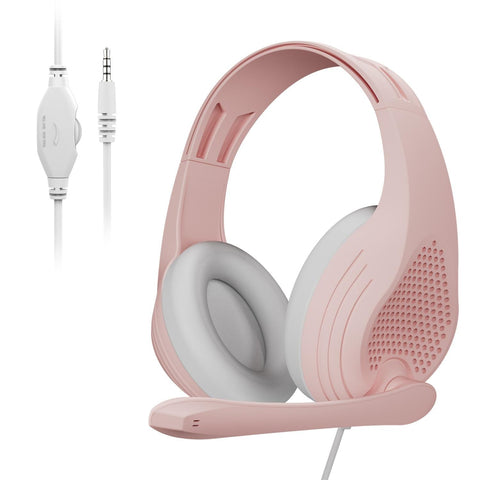 Gaming Headset With Mic 3.5Mm Port Rose Gold Headsets
