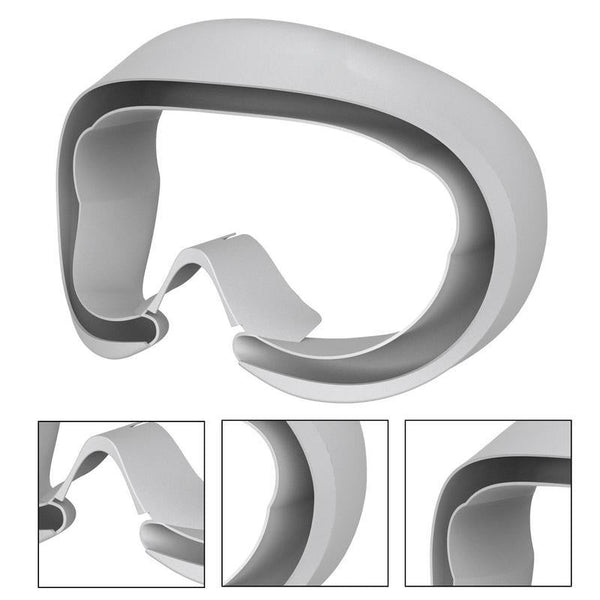 Vr Eye Pads Silicone For Pico 4 Light Gray Controllers & Attachments