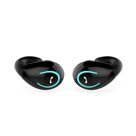 Yx08 Ultra Light Ear Hook Stereo Wireless V5.0 Bluetooth Earphones Black Earbuds