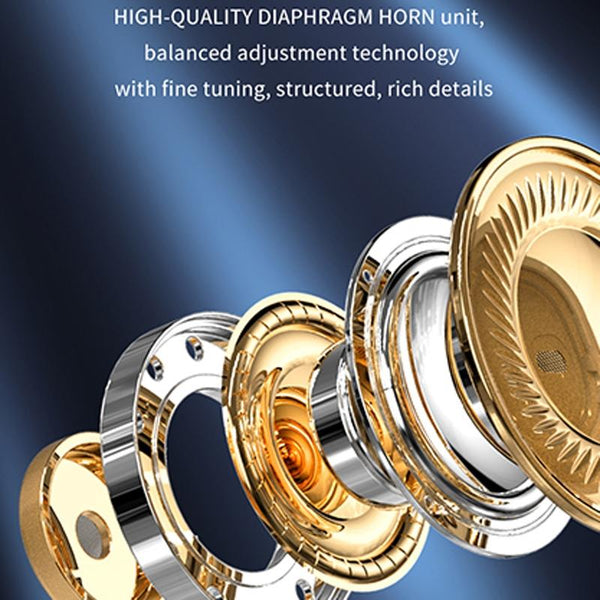 V28 Bluetooth Voice Control Earphone Black Digital Display Single Headphones