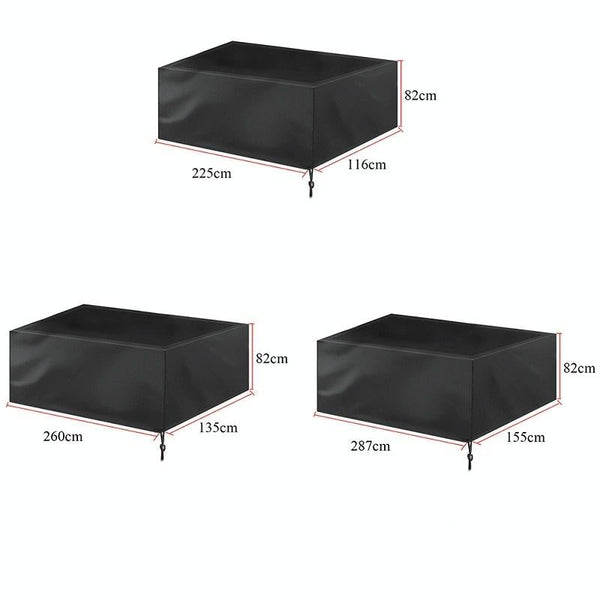 Water Repellent Billiard Table Cover 225X116x82cm Black Billiard Tables