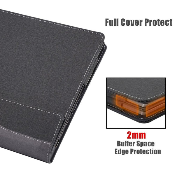 Shockproof Leather Laptop Case Protective Black For Hp Envy X360 14 Inch Fa 2024 Laptop Cases & Bags