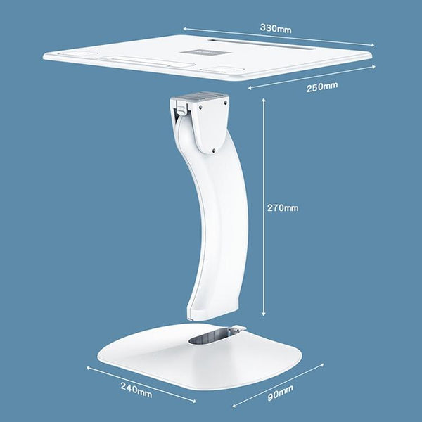 Foldable Laptop Stand Heightening Bracket Multifunctional White Stands Holders & Car Mounts