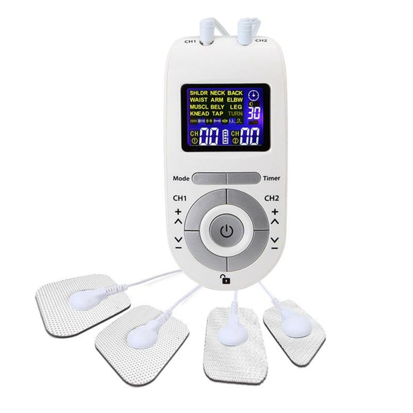 12 Mode Digital Meridian Physiotherapy Instrument Acupuncture Massager White Massagers