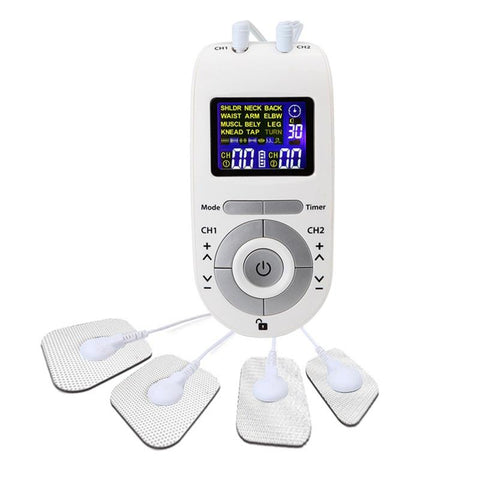 12 Mode Digital Meridian Physiotherapy Instrument Acupuncture Massager White Massagers