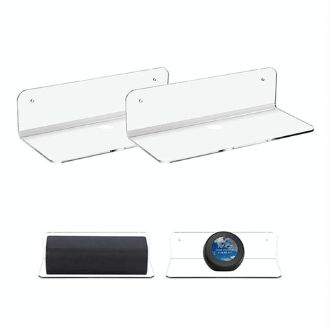Set Of 2 Wall Mounts For Speakers And Surveillance Cameras Transparent Speaker Mounts & Stands