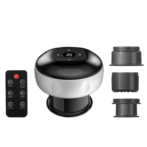 12 Speed Cupping Massager Set With 3 Cups White Massagers