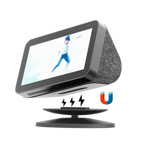 Stand For Amazon Echo Show 5 360 Degree Swivel Holder White Speaker Mounts & Stands