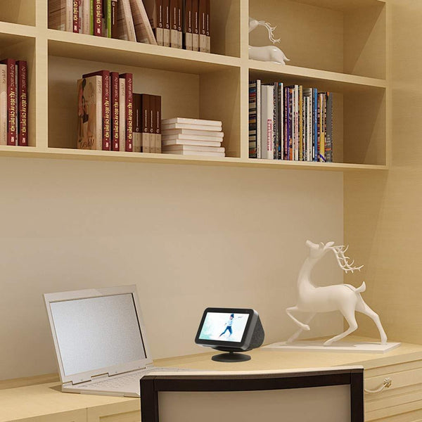 Stand For Amazon Echo Show 5 360 Degree Swivel Holder White Speaker Mounts & Stands