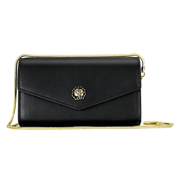 Chic One Shoulder Cowhide Bag For Women Black Parts & Accessories