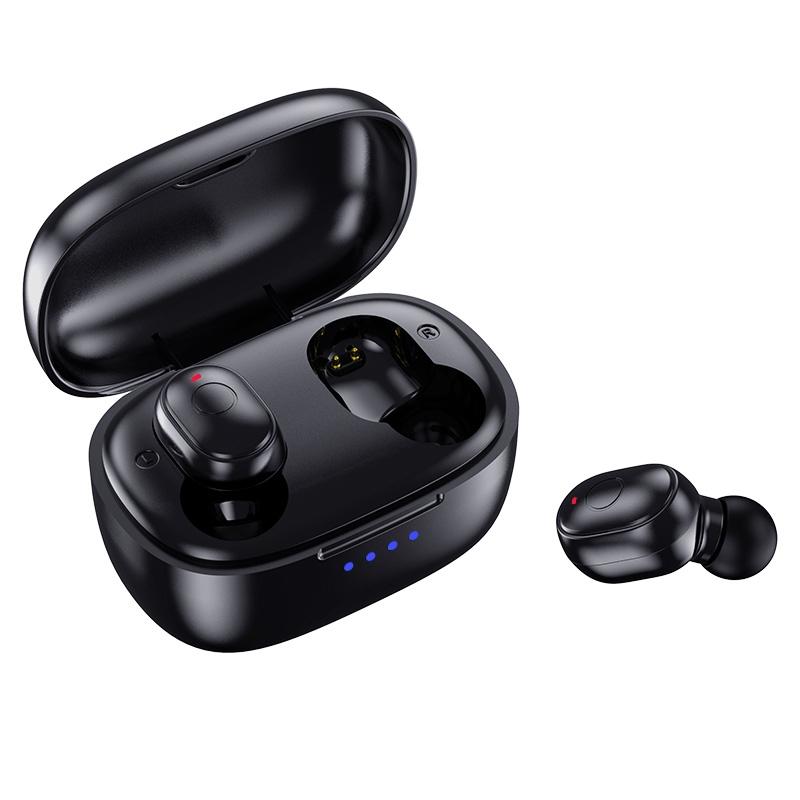 Waterproof Mini Touch Control Bluetooth Earphones With Noise Cancelling Black Earbuds