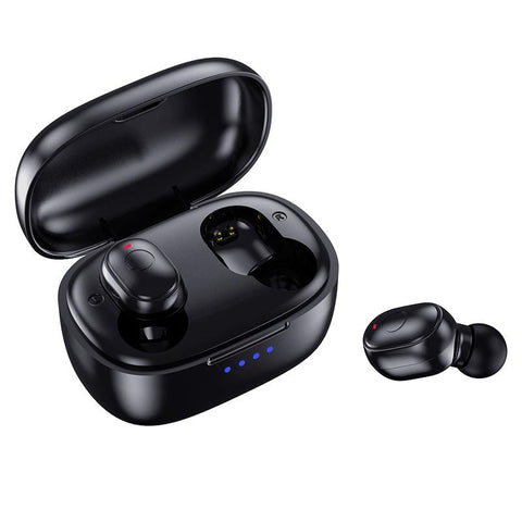 Waterproof Mini Touch Control Bluetooth Earphones With Noise Cancelling Black Earbuds