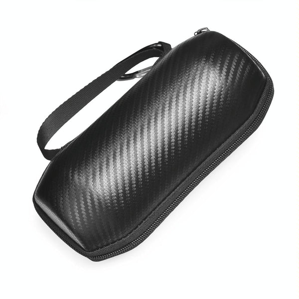 Carbon Fiber Bluetooth Speaker Bag For Jbl Flip 5 Set Of 2 Black Cases Covers & Skins