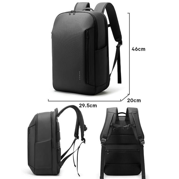 Large Capacity Lightweight Business Backpack For Men Black Bags