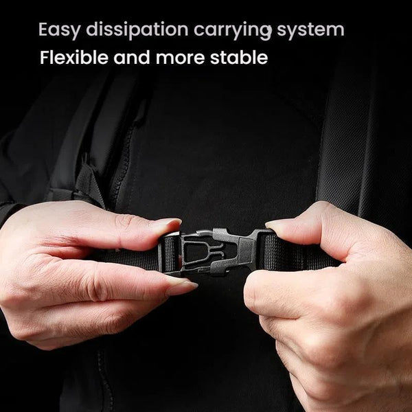 Large Capacity Lightweight Business Backpack For Men Black Bags