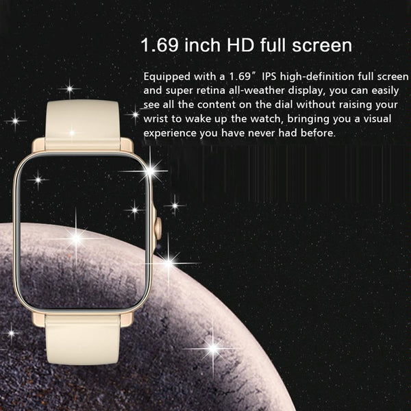 1.69 Inch Ip67 Waterproof Smart Watch With Bluetooth Call & Multiple Sports Modes Black Smart Watches