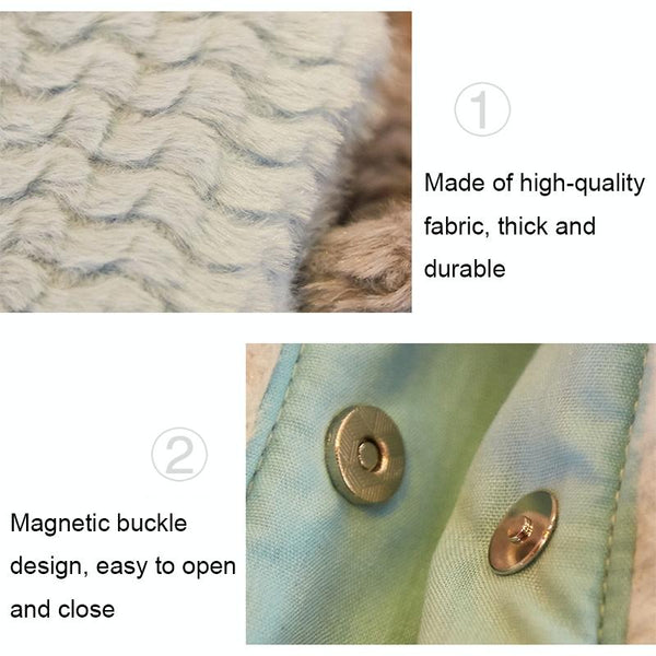 Small Plaid Handbag In Plush Material Light Grey Women's Bags & Handbags