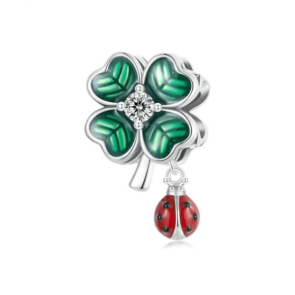 925 Sterling Silver Lucky Ladybug Diy Beads Charms & Pendants