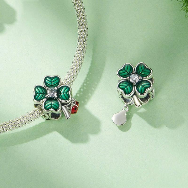 925 Sterling Silver Lucky Ladybug Diy Beads Charms & Pendants