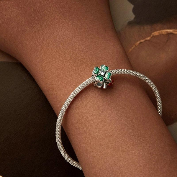 925 Sterling Silver Lucky Ladybug Diy Beads Charms & Pendants