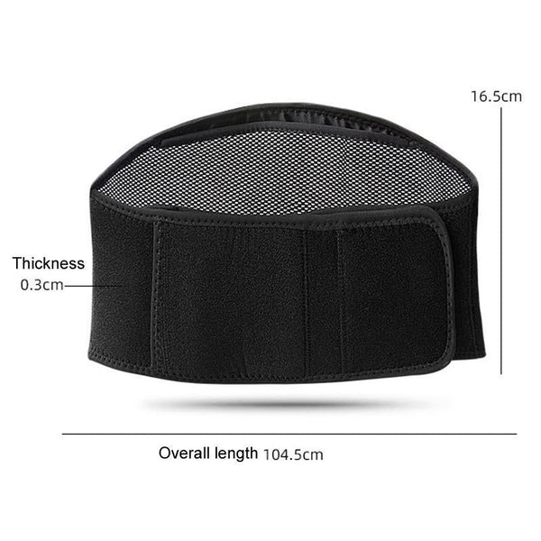 Usb Heated Waist Belt For Sports Therapy Black Belts