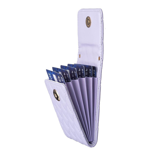 Vertical Card Bag For Mobile Phones Sticker Dark Purple Cases Covers & Skins