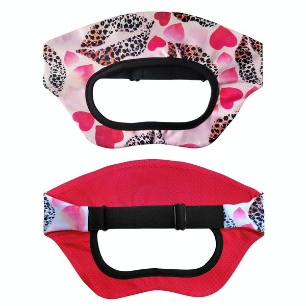 Breathable Vr Eye Mask Sweatproof Love Flower Controllers & Attachments