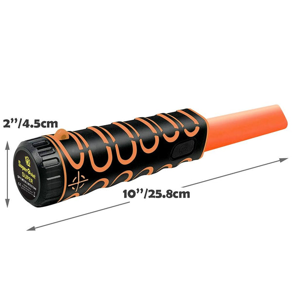 High Sensitivity Underwater Metal Detector Ip68 Waterproof & Convenient Orange Metal Detectors