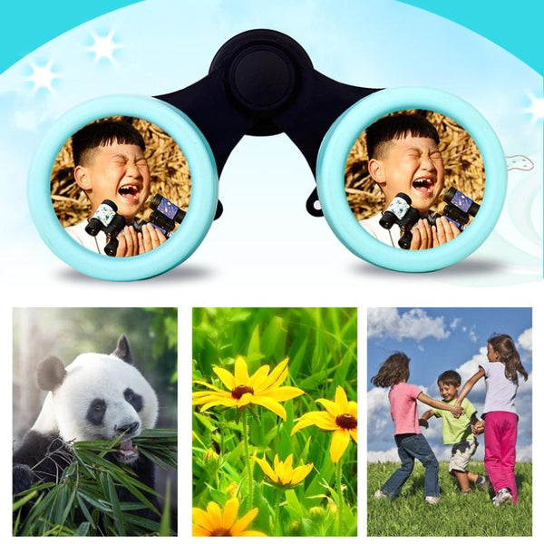 Children's Bird Watching 4X30 Perfect Gift Rain Season Green Binoculars