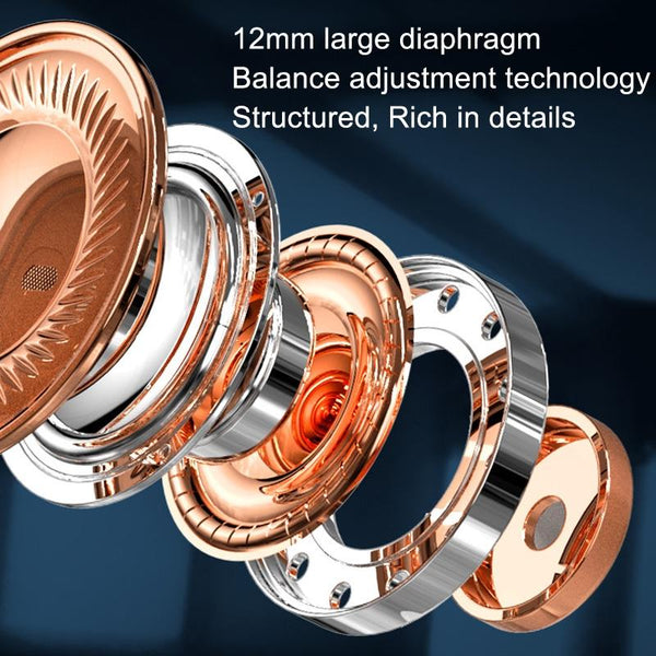 X5 Bluetooth Hanging Ear Sports Headset With Digital Display Earbuds