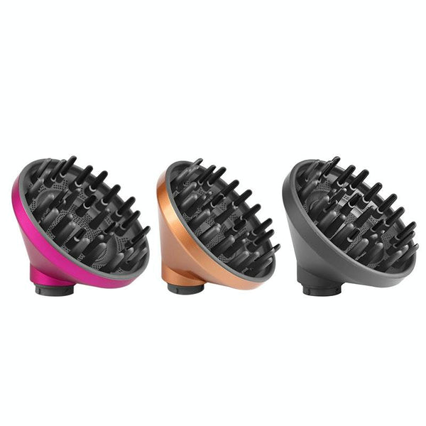 Gold Diffuser Attachment For Dyson Airwrap Replacement Nozzle Gray Hair Dryers