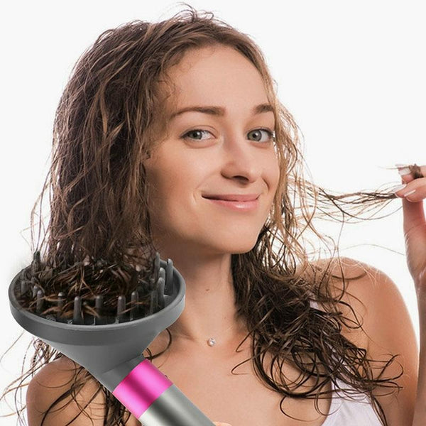 Gold Diffuser Attachment For Dyson Airwrap Replacement Nozzle Gray Hair Dryers