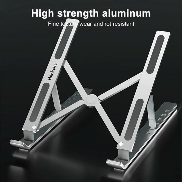 Lenovo Thinkplus Foldable Laptop Stand Desktop Compatible Rose Gold Stands Holders & Car Mounts