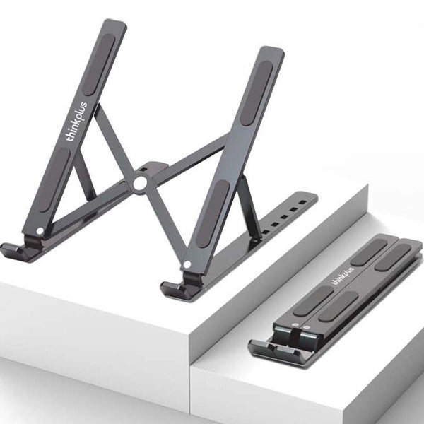Lenovo Thinkplus Foldable Laptop Stand Desktop Compatible Rose Gold Stands Holders & Car Mounts