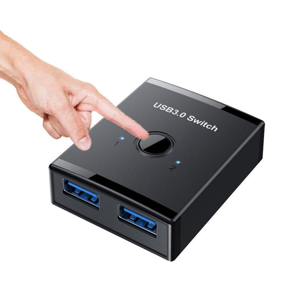 Usb3.0 Bidirectional Printer Splitter Black Kvm Switches