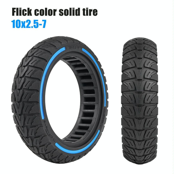 Colourful 2.5 7 Inch Honeycomb Tires For Xiaomi Scooter 4 / Pro Off Road Flick Design Tricolor Accessories Parts