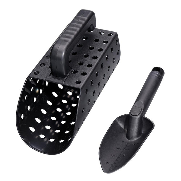 Black Metal Detector Scoop And Shovel Set For Digging Electronics Tools Metal Detectors