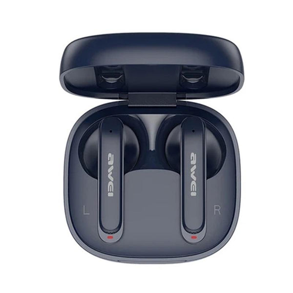 Wireless Noise Cancelling T66 Black Earbuds
