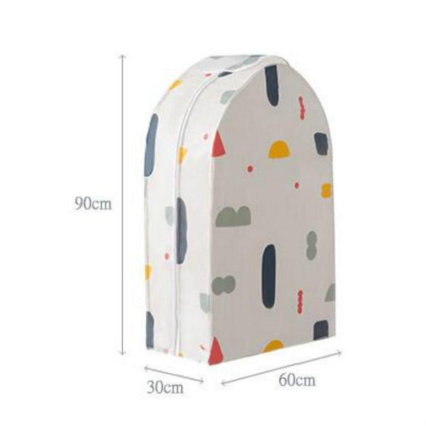 Small 3D Hanger Pocket Wardrobe With Dust Cover Geometry Garment Bags