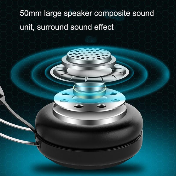 1.5M Wired Gaming Headset With Mic Black Headsets