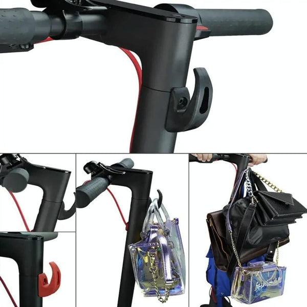 Universal Storage Hook For Xiaomi M365 Electric Scooter Set Of 2 Black Accessories Parts