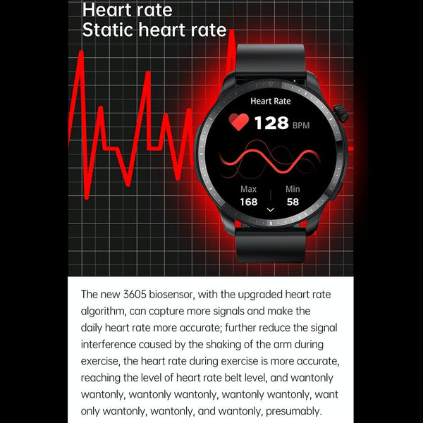 1.39 Inch Ip67 Waterproof Leather Band Smart Watch Supports Bluetooth Call / Blood Oxygen Body Temperature Monitoring Black Smart Watches