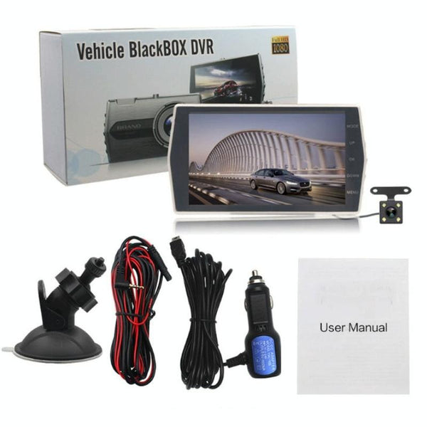 1080P Dual Lens Night Vision Driving Recorder With 4 Metal Shell Other Car Video