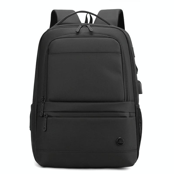Men Usb Backpack With Charging Port Black Backpacks & Bags
