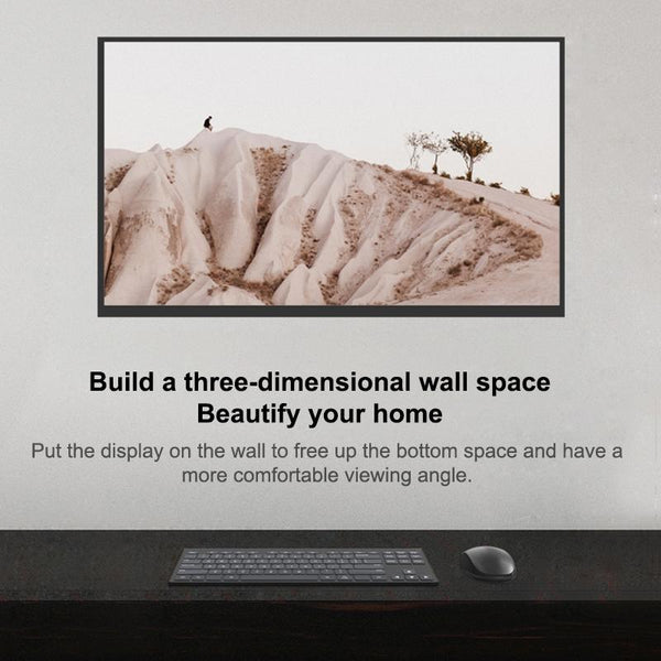 5Pcs Tv Monitor Universal Stand Mini Simple Vertical Display Hanger Holder Black Tv Stands & Mounts