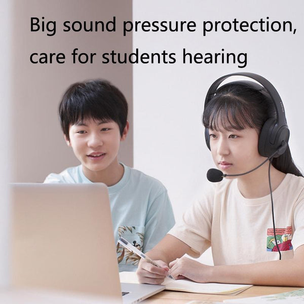 Usb Headset For Online Education 2.8M Cable Black Headsets